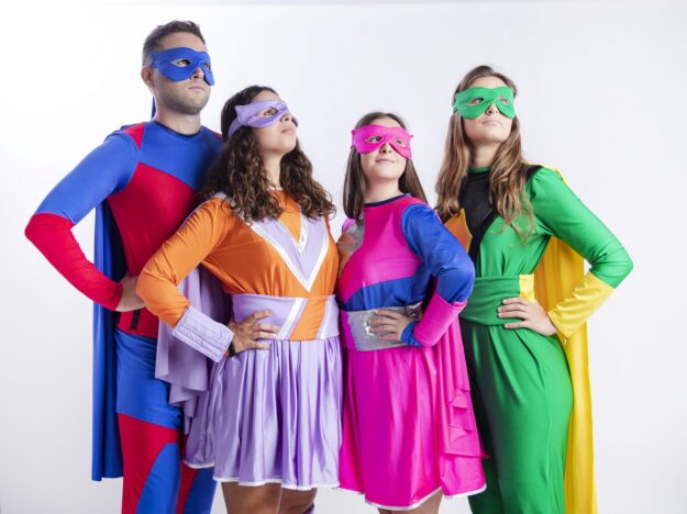 animación de fiestas en Valencia - superheroes